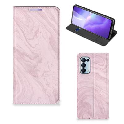 OPPO Find X3 Lite | Standcase | Marble Pink - Origineel Cadeau Vriendin
