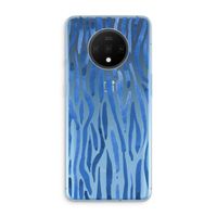 Blauwe nerven: OnePlus 7T Transparant Hoesje