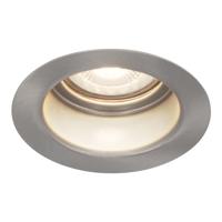 Mari - LED platte inbouwspots met lage inbouwdiepte 58mm - 3,8 Watt 270 Lumen - 4000K Neutraal wit - GU10 LED Module - Verzonken - Dimbaar - Rond - IP65 waterdicht - RVS