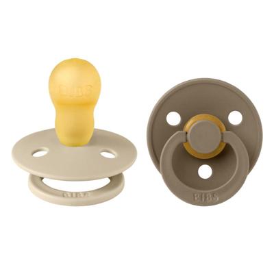 Bibs Fopspeen maat 3 - vanilla/dark oak 2pack