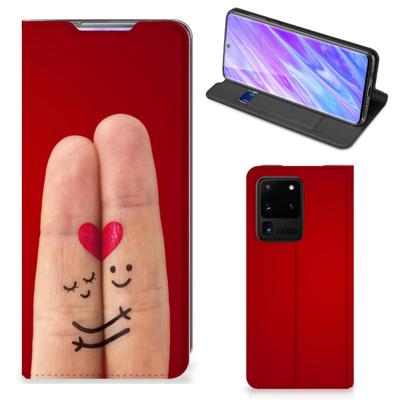 Samsung Galaxy S20 Ultra Hippe | Standcase | Liefde - Origineel Romantisch Cadeau