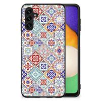 Samsung Galaxy A13 5G | A04s Marmeren Print Telefoonhoesje Tiles Color