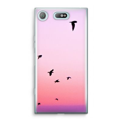Fly away: Sony Xperia XZ1 Compact Transparant Hoesje
