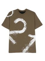 Nº21 Kids t-shirt en coton à logo imprimé - Vert - thumbnail