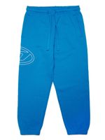 Diesel Kids pantalon de jogging à logo imprimé - Bleu