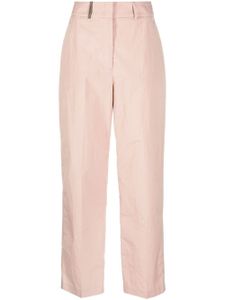 Peserico pantalon de tailleur à coupe ample - Rose