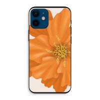 Orange Ellila flower: iPhone 12 mini Biologisch afbreekbaar hoesje