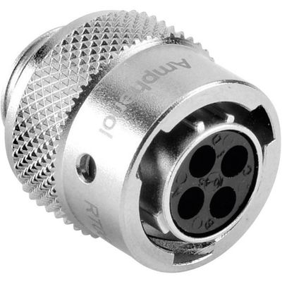 Amphenol RT0610-4SNH Ronde connector Bus, recht Totaal aantal polen: 4 Serie (ronde connectoren): RT360™ 1 stuk(s)