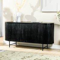 Haluta Acacia TV-meubel Noor - 165 x 45 x 80 cm - Acacia/Zwart
