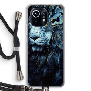 Darkness Lion: Xiaomi Mi 11 Transparant Hoesje met koord