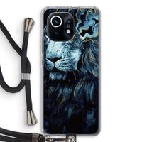 Darkness Lion: Xiaomi Mi 11 Transparant Hoesje met koord