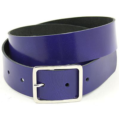 Jesse.V leren jeans riem Paars 40mm
