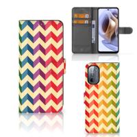 Motorola Moto G31 | G41 | Telefoon Hoesje | Zigzag Multi Color