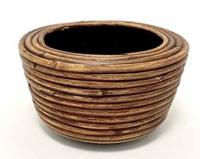 Drypot Rotan Stripe D19H12Cm Brons - Van der leeden Drypot Rotan Stripe D19H12Cm Brons - Van der leeden