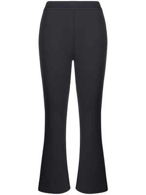 Cynthia Rowley pantalon évasé à coupe courte - Noir