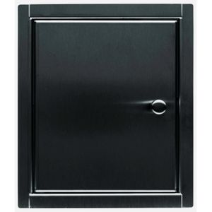 ROLL UP INBOUW TOILETROLHOUDER VOOR 6 ROLLEN BLACK CHROME Etsero