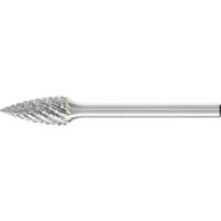 PFERD TOOLS 21222784 Freesstift Spitsboog Lengte 43 mm Afmeting, Ø 6 mm Werklengte 13 mm Schachtdiameter 3 mm