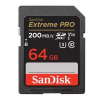 SanDisk SanDisk 64GB SD Extreme Pro UHS-I U3 V30 200MB/s (Nieuw)