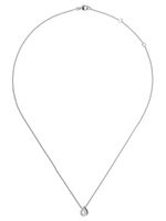 DE BEERS collier Aria à pendentif en or blanc 18ct pavé de diamants - Argent