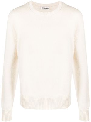 Jil Sander pull en maille à col rond - Tons neutres