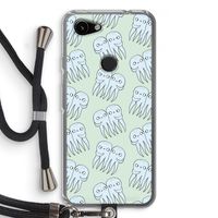 Octopussen: Pixel 3a Transparant Hoesje met koord