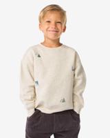 051 Kinder Sweater Grafisch Zand (zand)