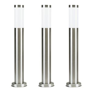 Lech 2 (set van 3 stuks) RVS Tuinlamp