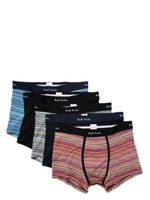 Paul Smith logo-waistband striped boxers (pack of five) - Multicolore