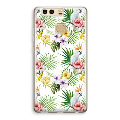 Gele kuif: Huawei P9 Transparant Hoesje