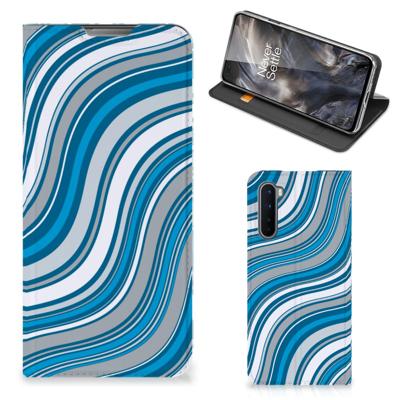 OnePlus Nord | Hoesje met Magneet | Waves Blue