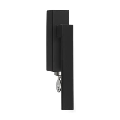 Formani LSQ2CB-DKLOCK draaikiepgarnituur met korte nek afsluitbaar mat zwart rechts/links draaiend