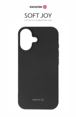 Swissten Soft Joy Apple iPhone 16 Hoesje - Zwart