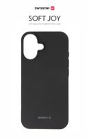 Swissten Soft Joy Apple iPhone 16 Hoesje - Zwart Swissten Soft Joy Apple iPhone 16 Hoesje - Zwart