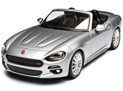 Bburago schaalmodel Fiat 124 Spider 1:24 grijs Bburago schaalmodel Fiat 124 Spider 1:24 grijs