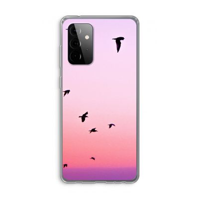 Fly away: Samsung Galaxy A72 Transparant Hoesje