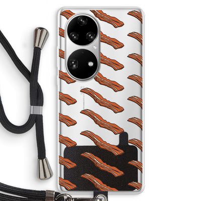Bacon to my eggs #2: Huawei P50 Pro Transparant Hoesje met koord