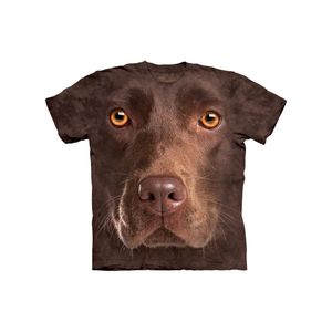 Kinder honden dieren T-shirt bruine Labrador 164-176 (XL)  -