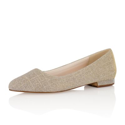 Rainbow Club Lauri Bruidsschoenen Goud | Maat: 38