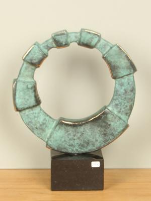 Bronzen beeld Levensring, 24 cm
