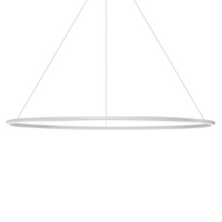 Nemo Ellisse Major Up Hanglamp - Wit