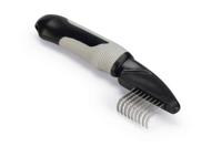 Beeztees Beeztees Klittenkam Middel Zwart/Grijs (19cm)