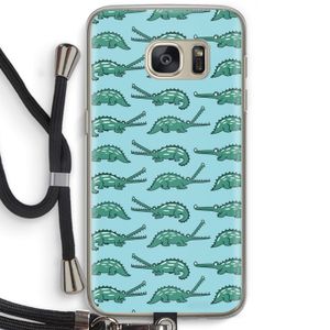 Kroko: Samsung Galaxy S7 Transparant Hoesje met koord