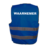 Waarnemer hesje blauw - Waarnemer hesje blauw