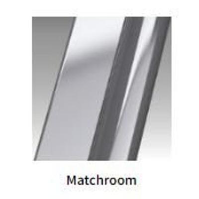 Novellini H style inloopdouche m/schuifdeur re. verstelb. h.glas chr hstyle100d-1b