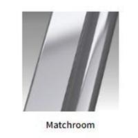 Novellini H style inloopdouche m/schuifdeur re. verstelb. h.glas chr hstyle100d-1b