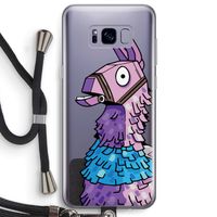 Lama: Samsung Galaxy S8 Plus Transparant Hoesje met koord