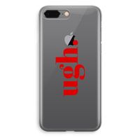 Ugh: iPhone 8 Plus Transparant Hoesje