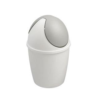 Sunware tafelafvalemmer met swingdeksel 1.5l witzilver