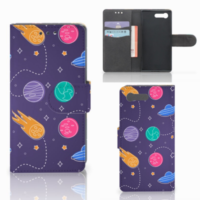 Sony Xperia X Compact | Wallet Case | met Pasjes | Space