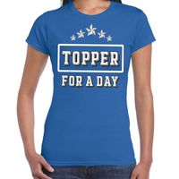 Topper for a day concert t-shirt voor de Toppers blauw dames